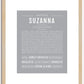 Suzanna | Name Art Print