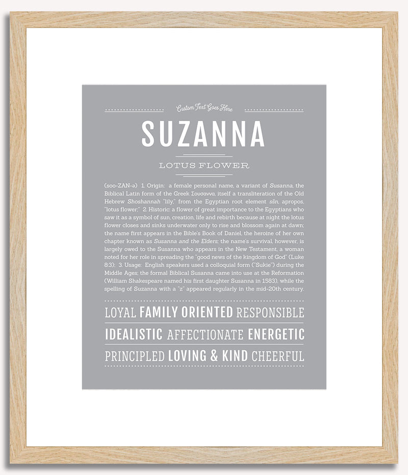 Suzanna | Name Art Print