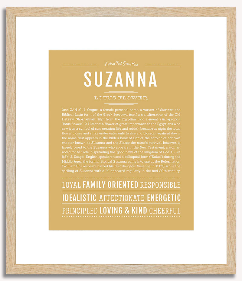 Suzanna | Name Art Print