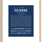 Suzanna | Name Art Print