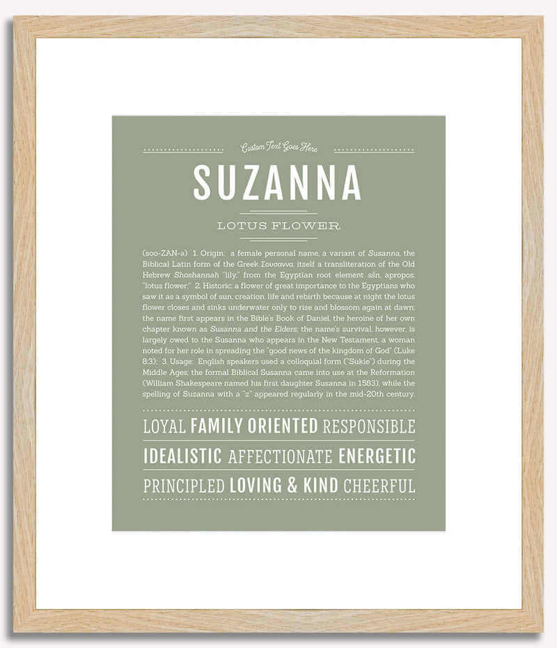 Suzanna | Name Art Print