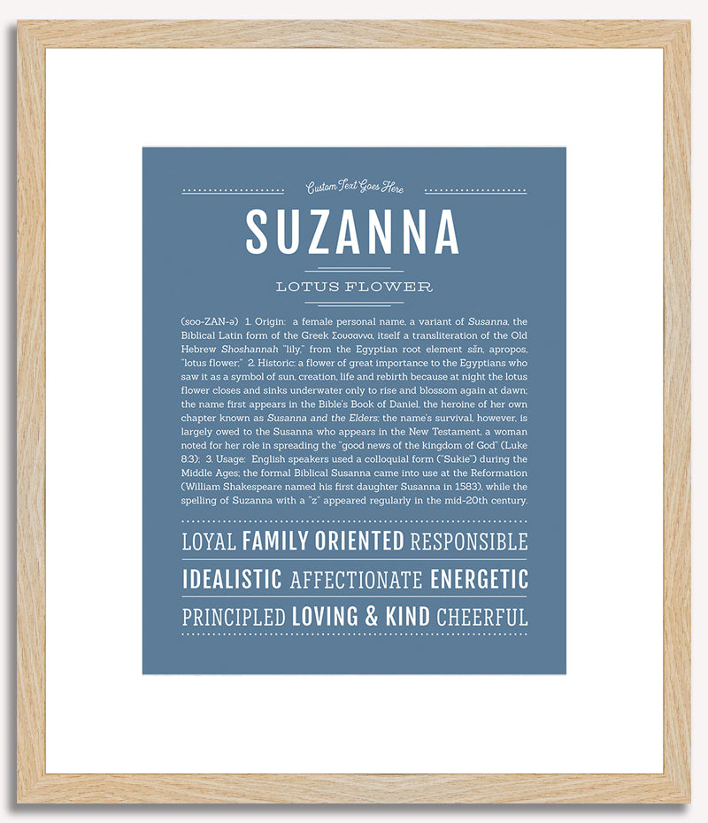 Suzanna | Name Art Print