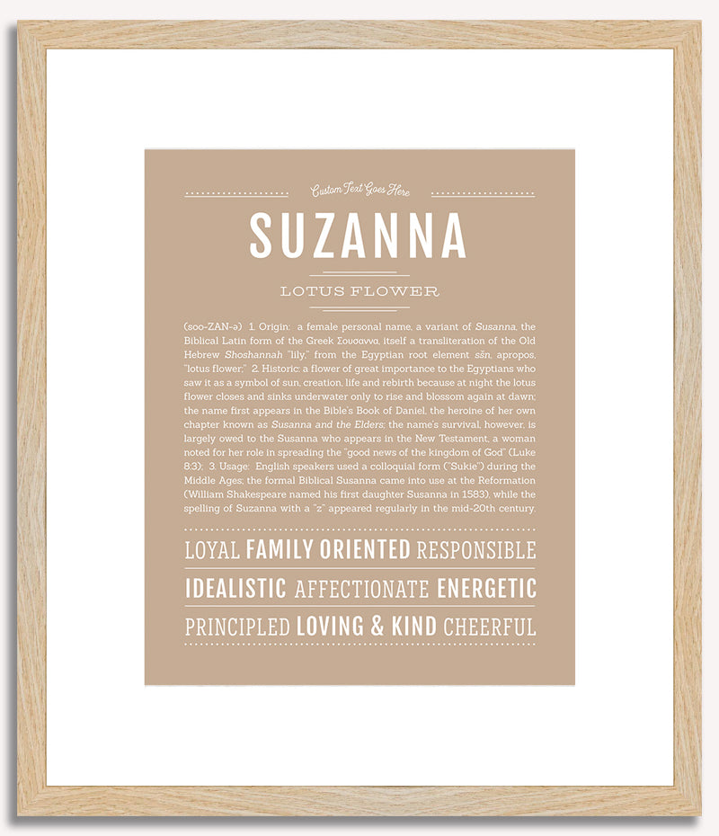 Suzanna | Name Art Print