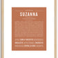 Suzanna | Name Art Print