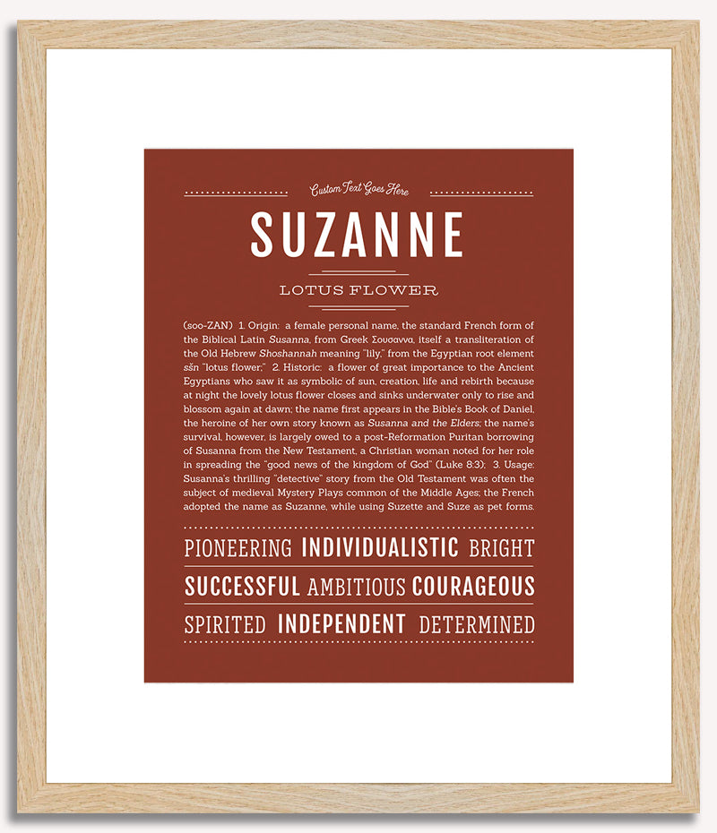 Suzanne | Name Art Print