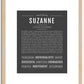 Suzanne | Name Art Print