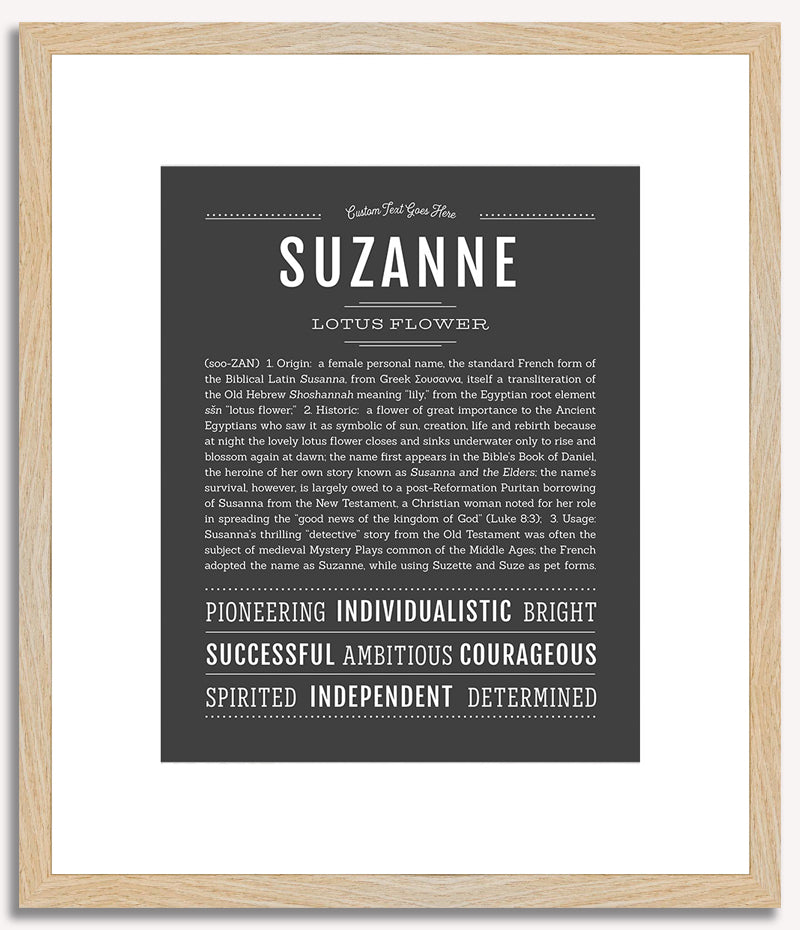 Suzanne | Name Art Print