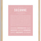 Suzanne | Name Art Print