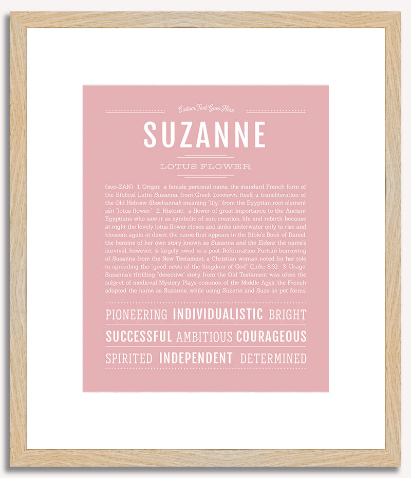 Suzanne | Name Art Print