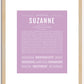 Suzanne | Name Art Print