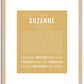 Suzanne | Name Art Print