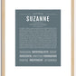 Suzanne | Name Art Print