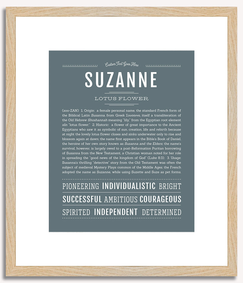 Suzanne | Name Art Print