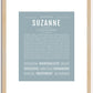 Suzanne | Name Art Print