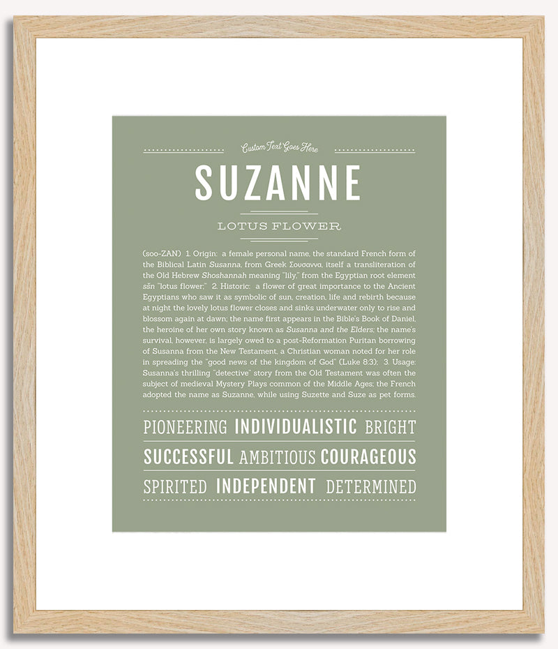 Suzanne | Name Art Print