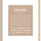 Suzanne | Name Art Print