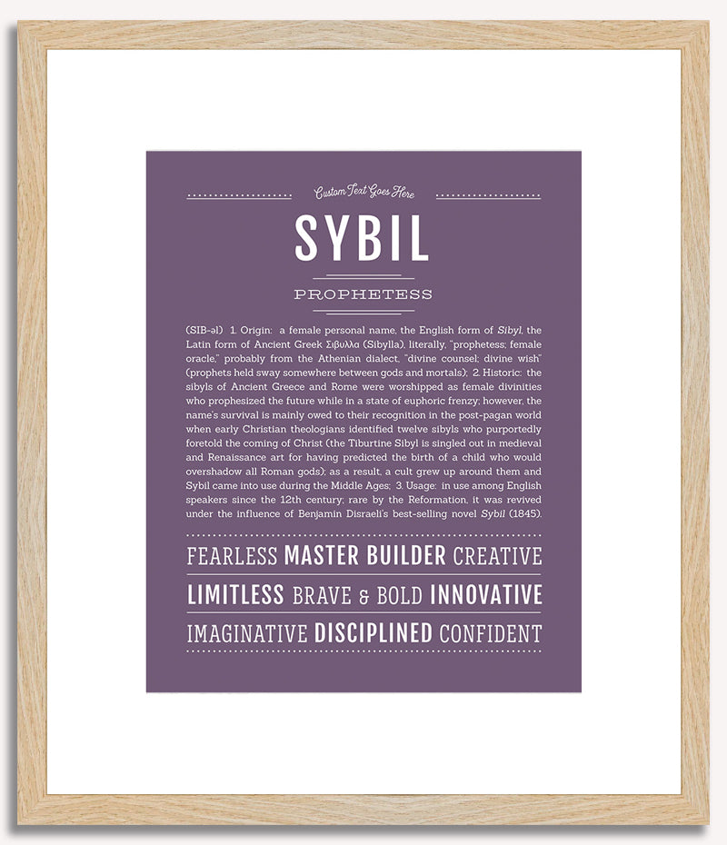 Sybil | Name Art Print