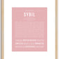 Sybil | Name Art Print