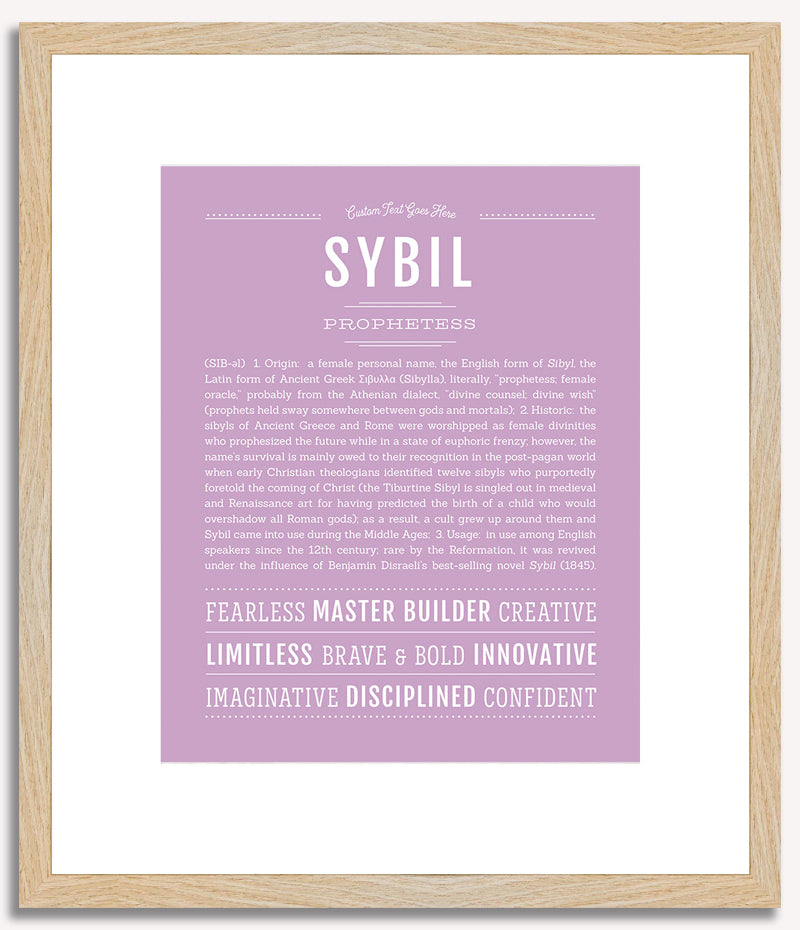 Sybil | Name Art Print