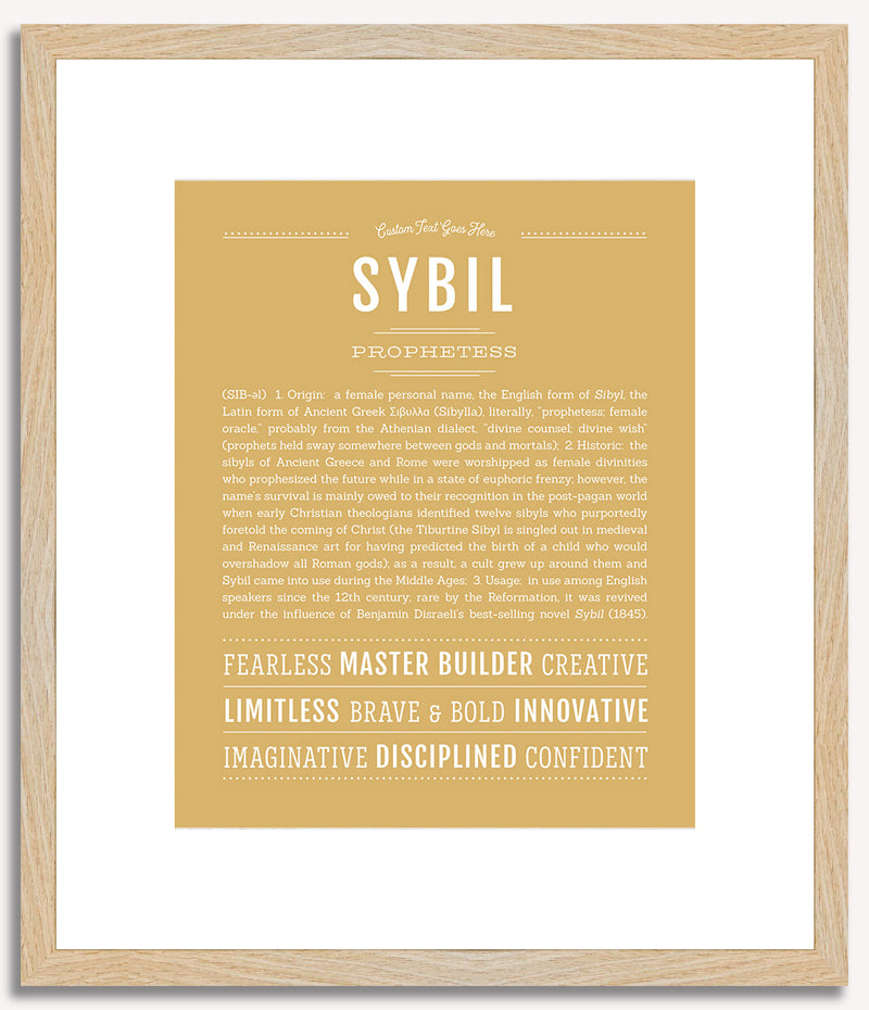 Sybil | Name Art Print