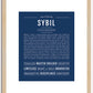 Sybil | Name Art Print