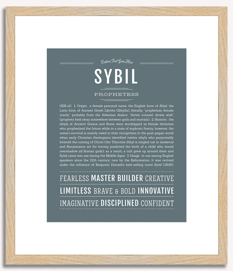 Sybil | Name Art Print