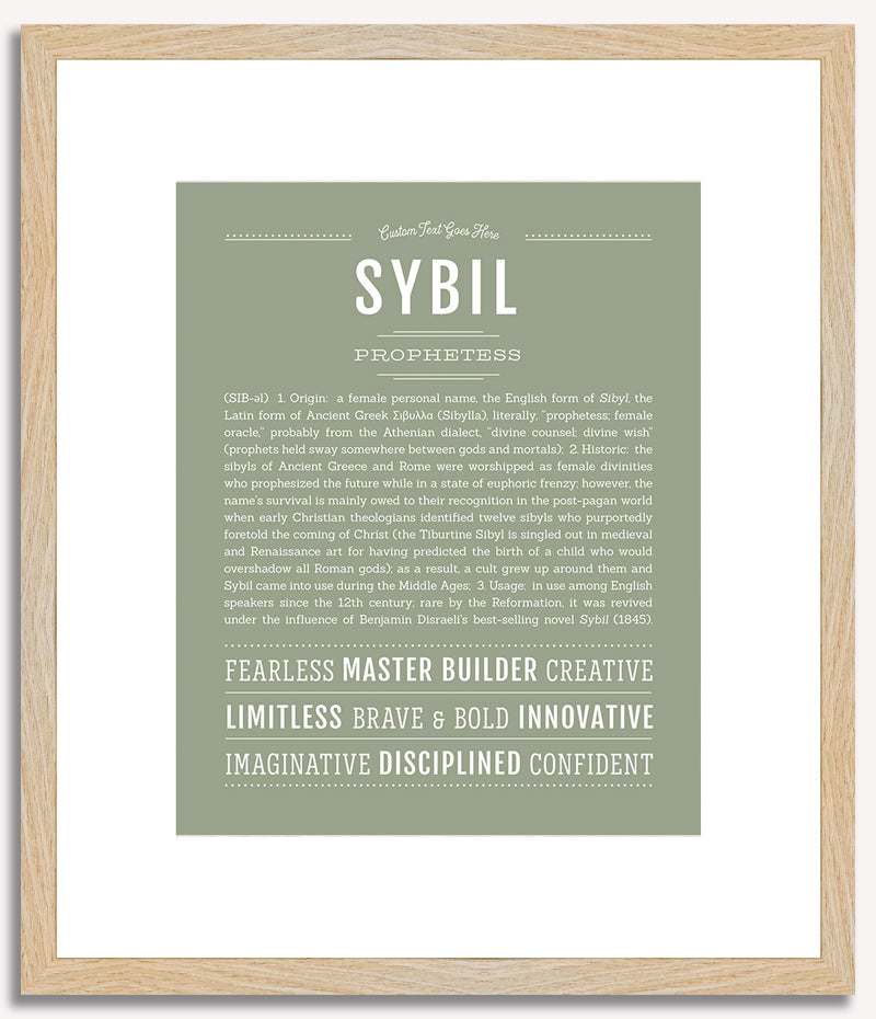 Sybil | Name Art Print