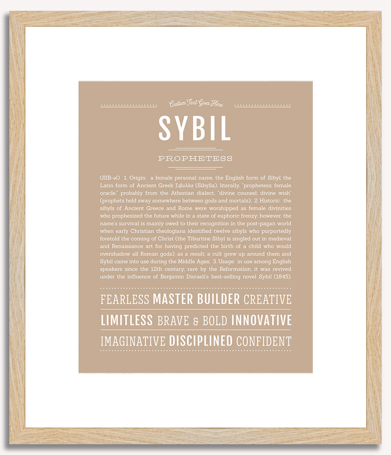 Sybil | Name Art Print