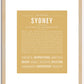 Sydney | Name Art Print