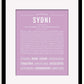 Frame Options | Lilac | Black Frame, Matted