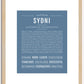 Sydni | Name Art Print