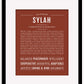 Sylah | Name Art Print