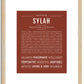 Sylah | Name Art Print