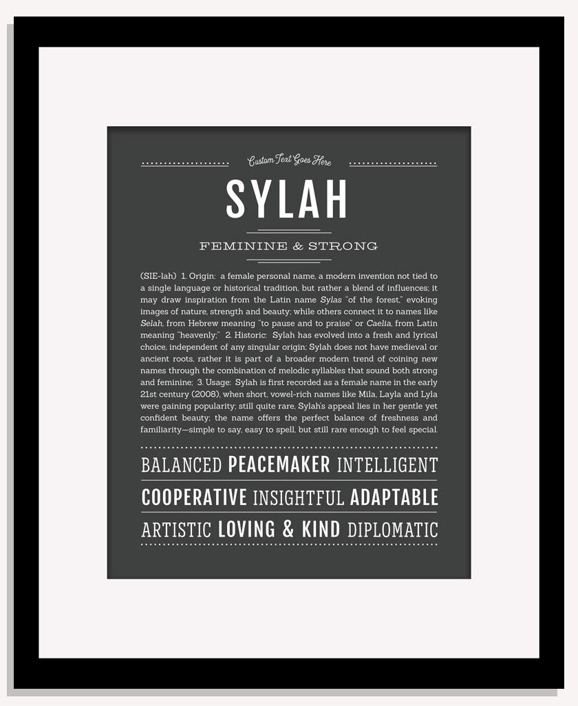 Sylah | Name Art Print