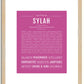 Sylah | Name Art Print
