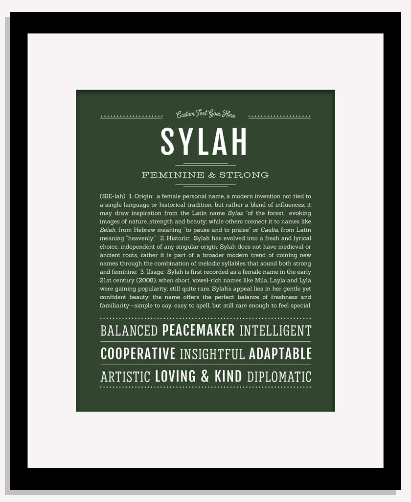 Sylah | Name Art Print