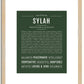 Sylah | Name Art Print