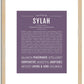 Sylah | Name Art Print