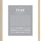 Sylah | Name Art Print