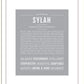 Sylah | Name Art Print