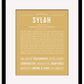 Sylah | Name Art Print