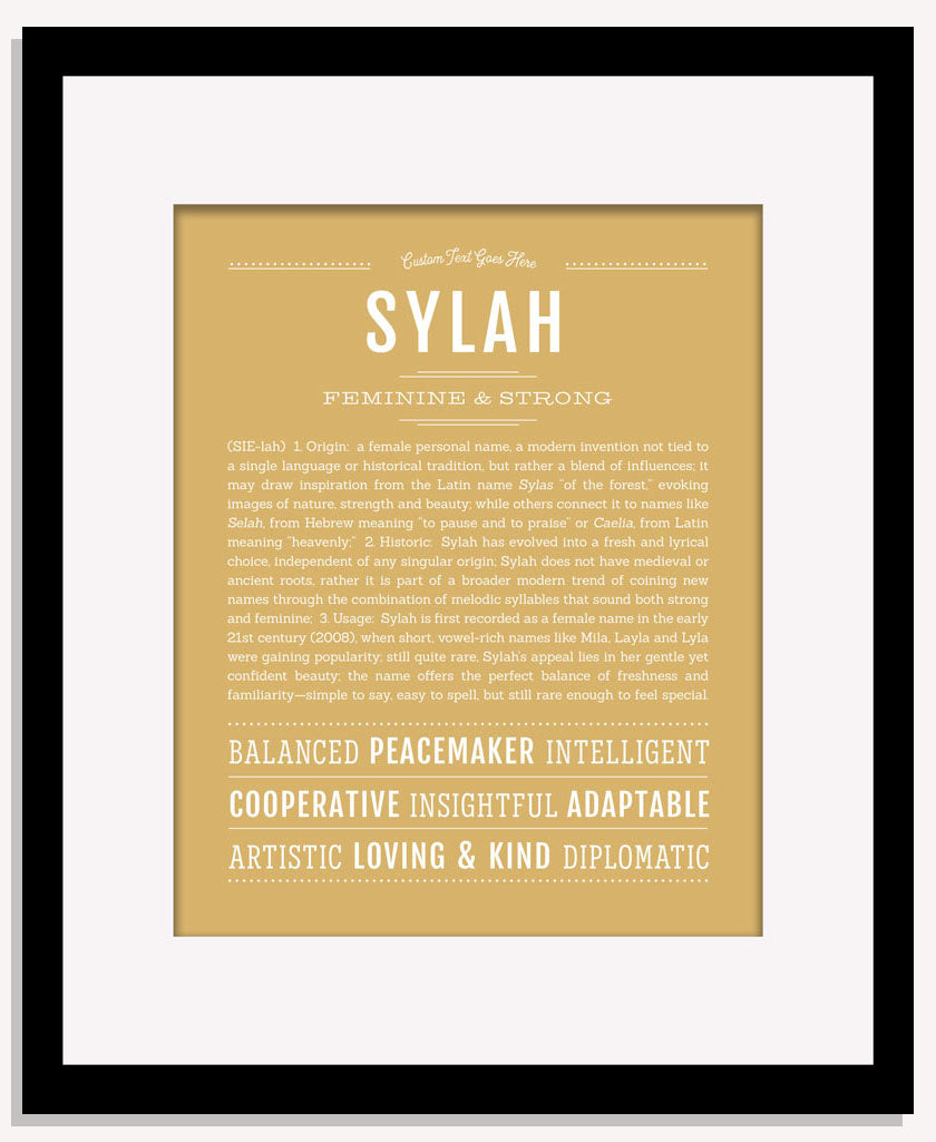 Sylah | Name Art Print