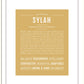 Sylah | Name Art Print