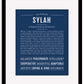 Sylah | Name Art Print