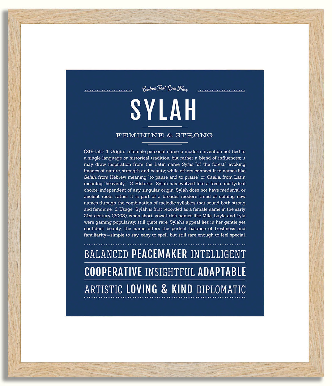 Sylah | Name Art Print
