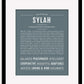 Sylah | Name Art Print