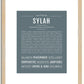 Sylah | Name Art Print