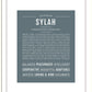 Sylah | Name Art Print