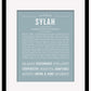 Sylah | Name Art Print
