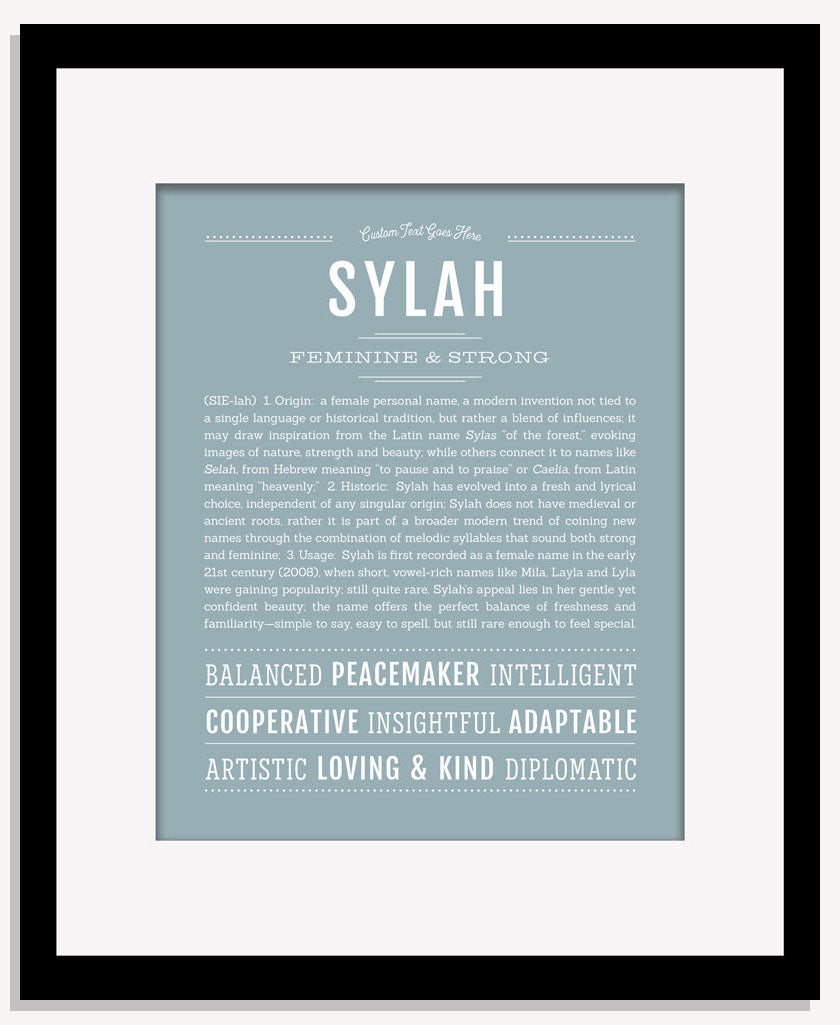 Sylah | Name Art Print